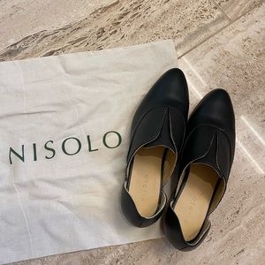 Nisolo Emma D’Orsay shoes in black, worn once!